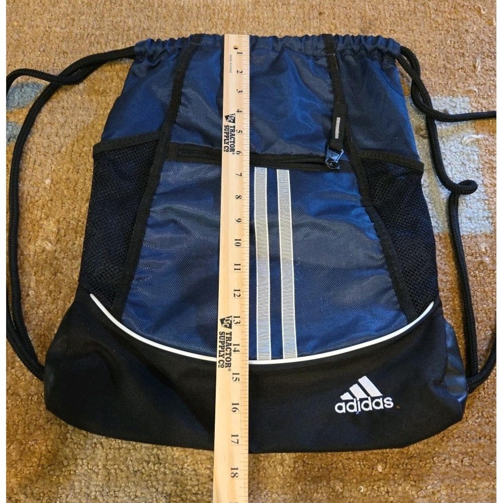 Adidas Drawstring Bag Royal Blue